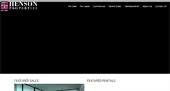 Desktop Screenshot of henson.com.au