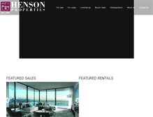 Tablet Screenshot of henson.com.au