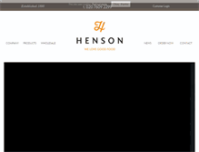 Tablet Screenshot of henson.co.uk